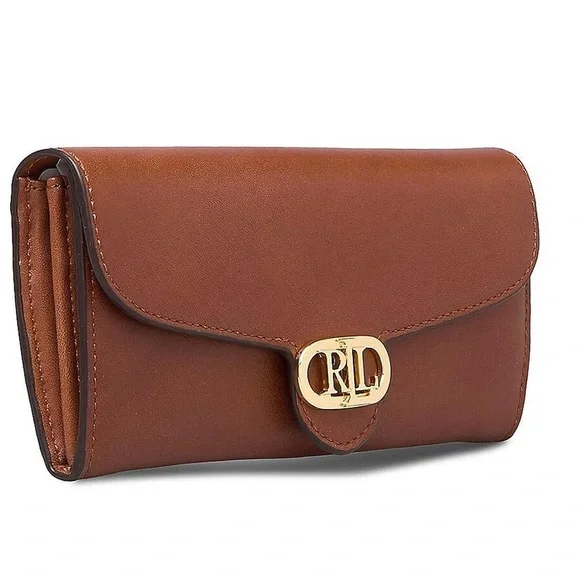 Lauren Ralph Lauren Brown Leather Wallet - Picture 2 of 8